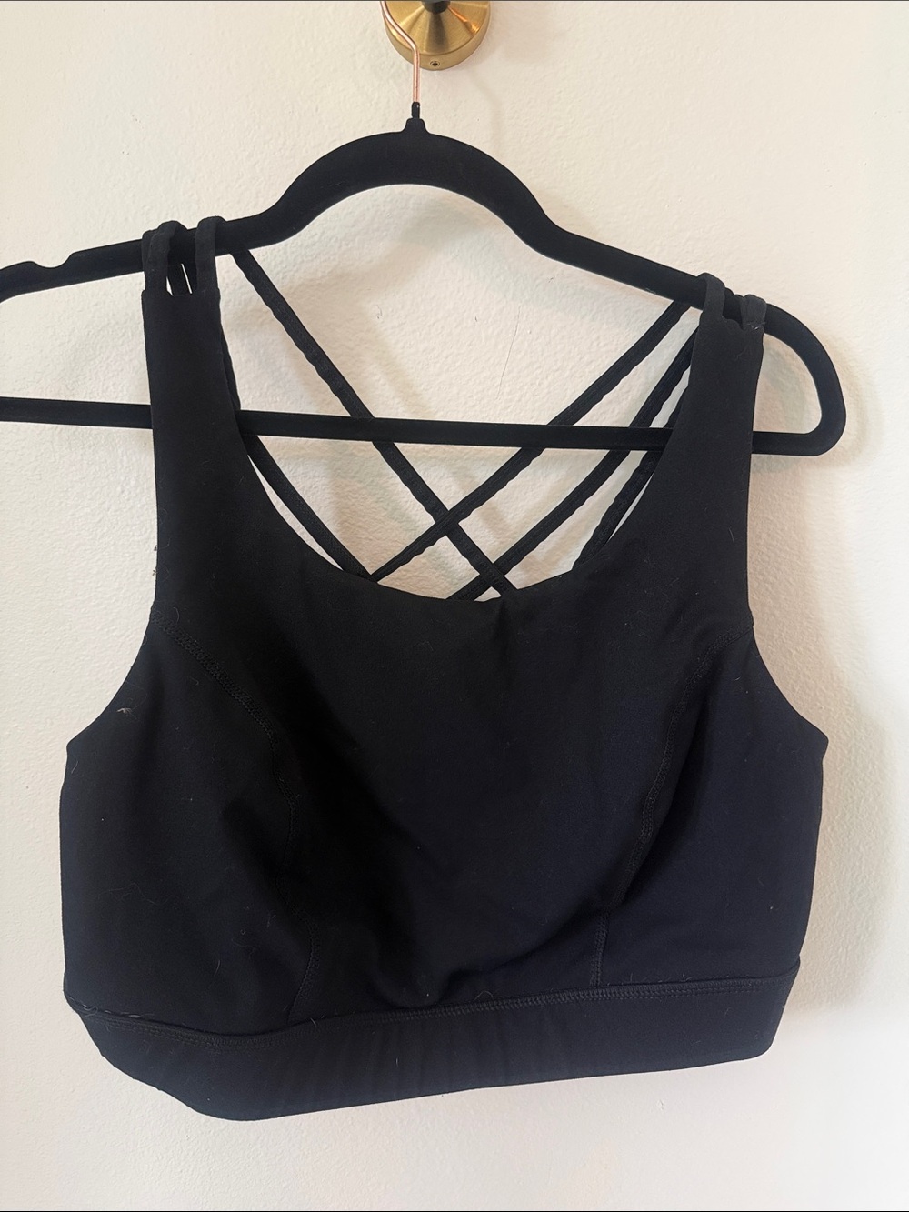 Torrid Black Strappy Sports Bralette